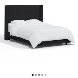 King Bedframe Black Hanson