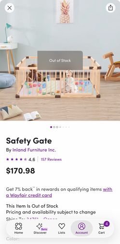 Wooden playpen