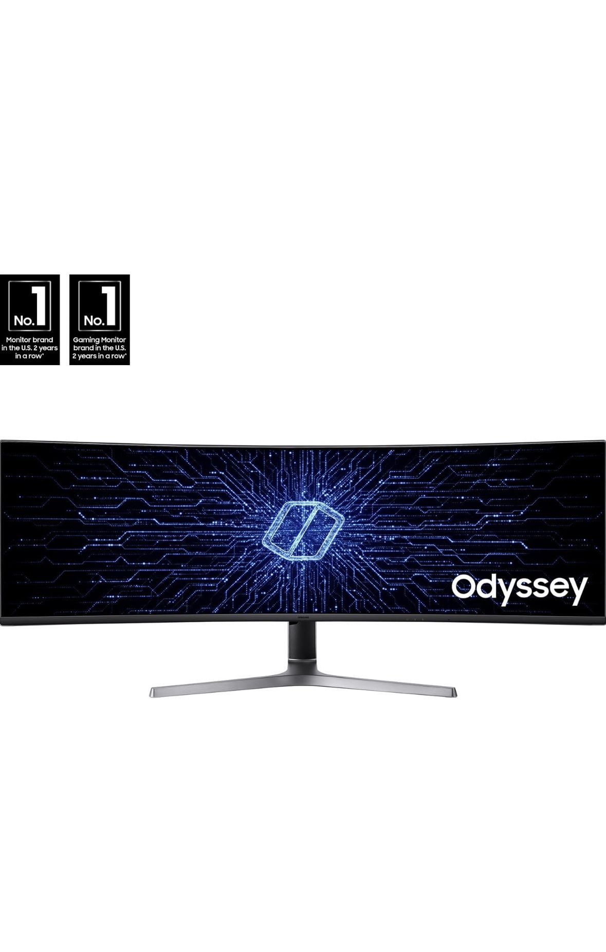 SAMSUNG Odyssey CRG Series 49-Inch Curved Gaming Monitor WITH Additional Monitor Arm