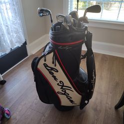 Premium Ben Hogan Golf Bag w Irons included