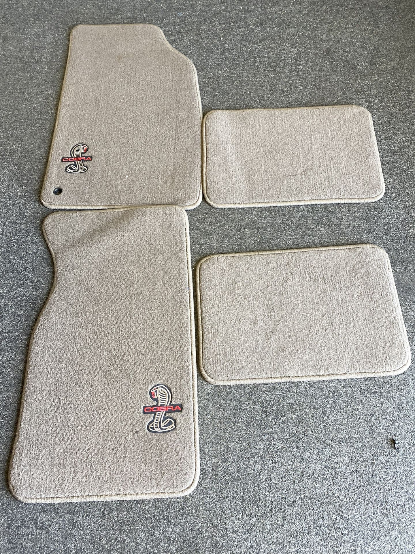 Ford Mustang Cobra Floor Mat Set (original Manufacturer)