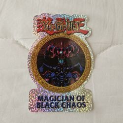 Yugioh! Magician Of Black Chaos Vintage Vending Sticker!