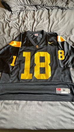 Vintage Nike USC Trojans #18 Alternate Black Football Jersey Medium USED