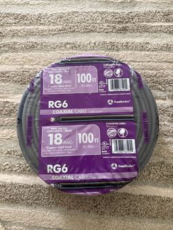 Brand New in original packaging Southwire RG6 Coaxial Cable 100 ft