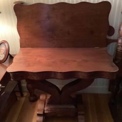 Antique Flip Top Game Table