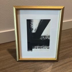 Abstract Framed Painting