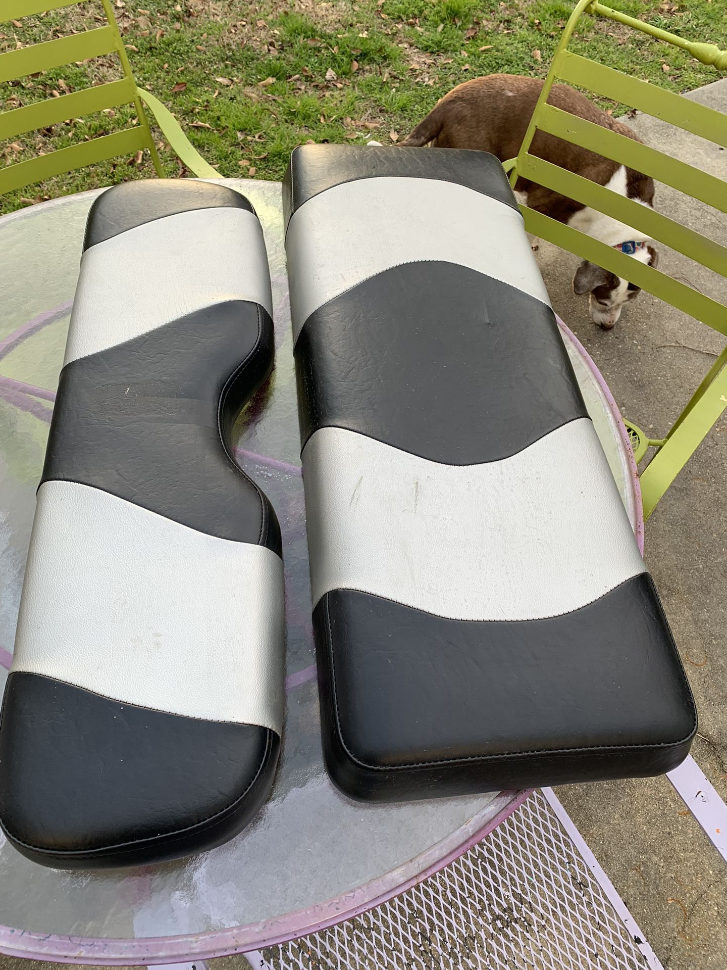 EZ Go Golf Cart Rear Seat Cushion Set