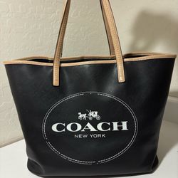 Black Coach Tote Bag