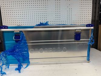 Gioiello Aluminum Storage Box with Blue Latches