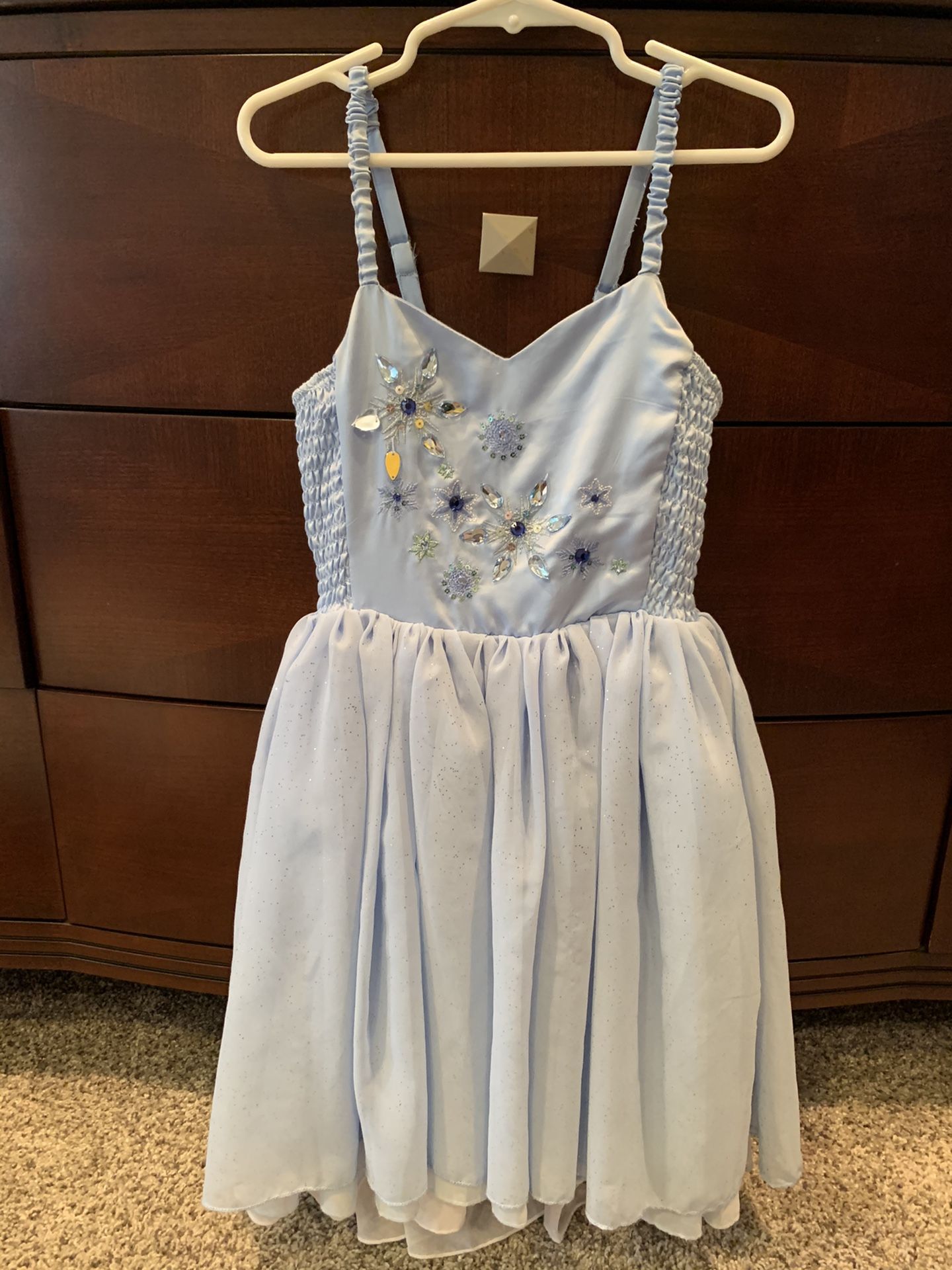 Disney Frozen Elsa Toddler Girl Halloween costume twirl dress size 4
