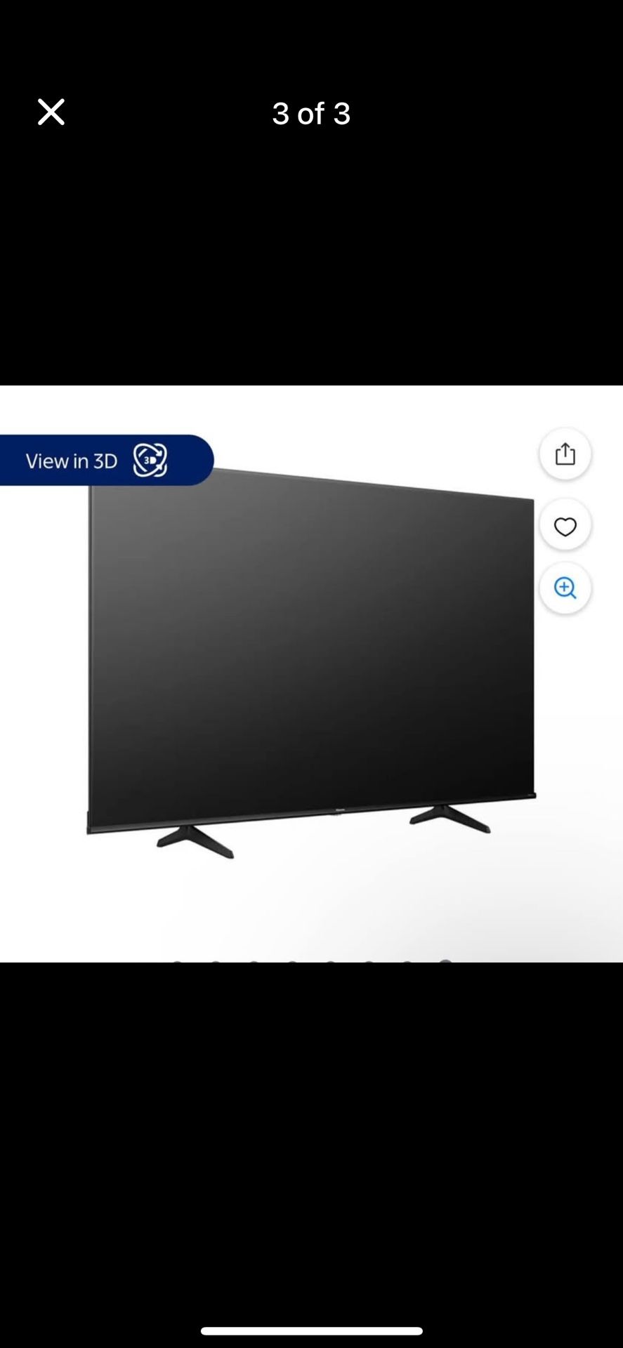 Hisense 65 inch TV