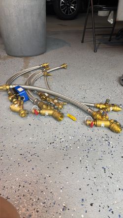 Hydronic coil hookup
