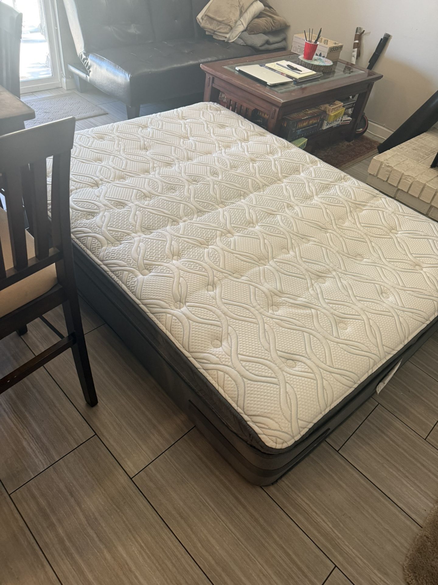 Queen Sized Mattress With Frame