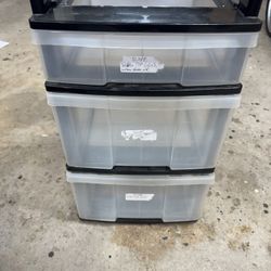 3-drawer Plastic Shop Drawers