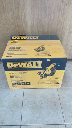 DEWALT DWS716 12” DOUBLE-BEVEL COMPOUND MITER SAW .