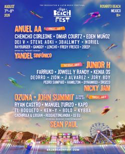 Baja Beach Fest 2026