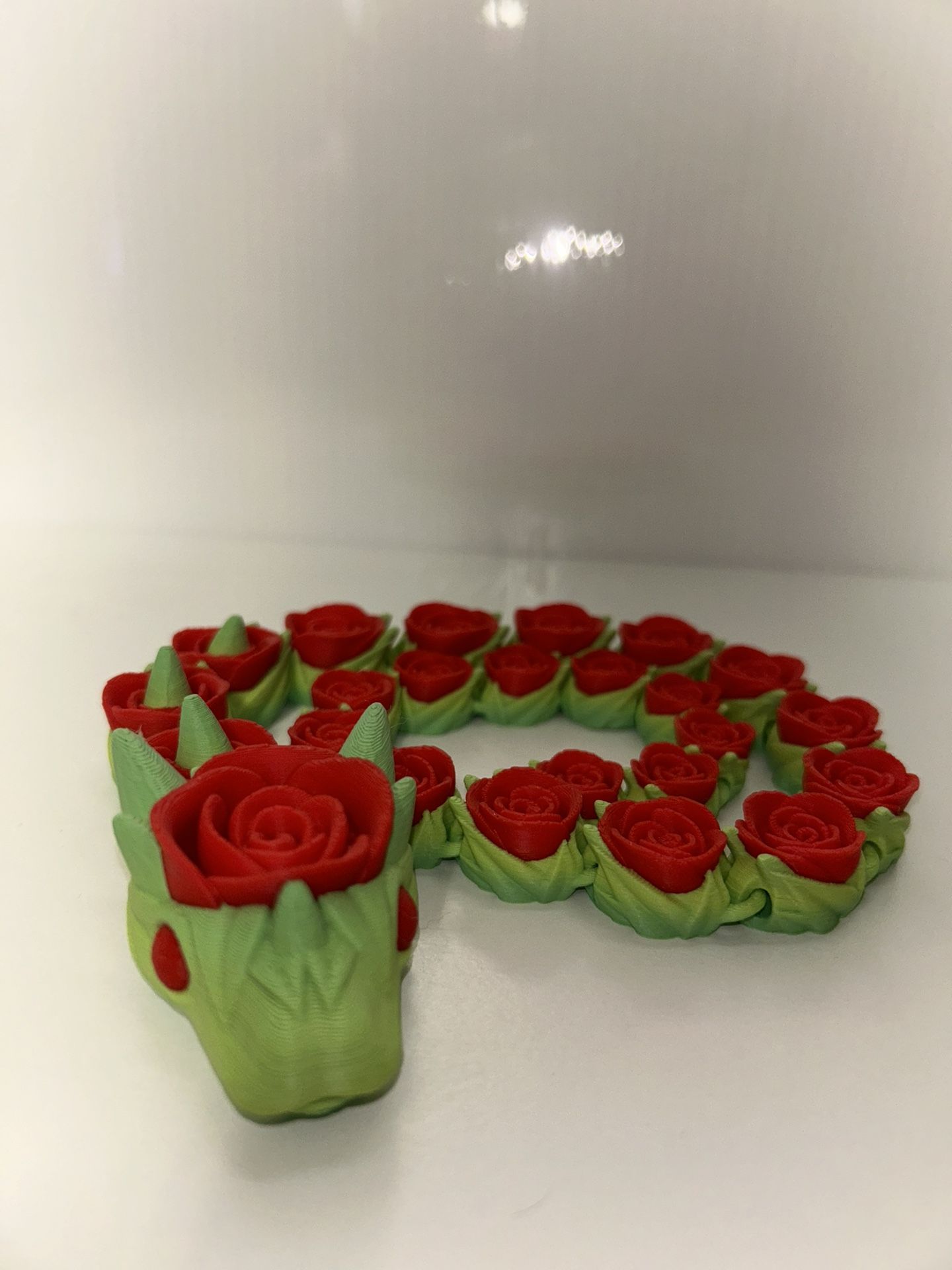 3D Printed Rose Snake