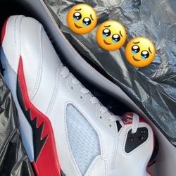 Fire Red Jordan 5’s 