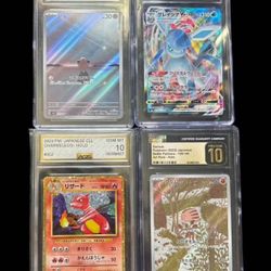 Graded Pokemon Cars Japanese 