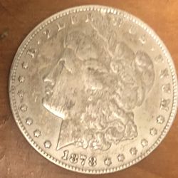 1878 Silver Morgan Dollar Circulated 