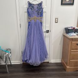 Lavender/purple Prom Dress/Indian Gown