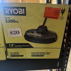 RYOBI 12 in. 2,300 PSI Electric Pressure Washers Surface Cleaner