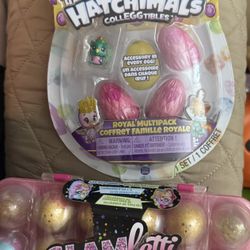 HATCHIMALS COLLEGGTIBLES The Royal Hatch AND Glamfetti Limmy Edition (NEW & RARE)