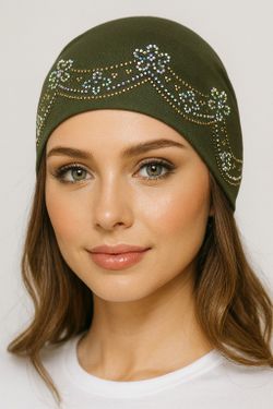 Under Cap For Women Embelished With Rhinestone 