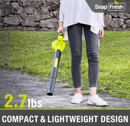 SnapFresh Cordless Leaf Blower