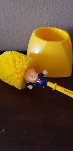 Trump toilet brush cleaner