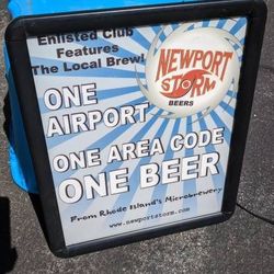 Illuminated Newport Storm Pub sign 