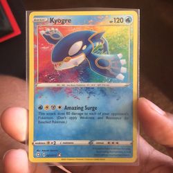Amazing Rare Kyogre From Shining Fates Booster Box