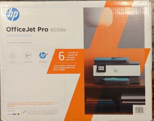 NEW HP OfficeJet Pro 8028e Wireless All-in-One Color Printer (Factory Sealed)