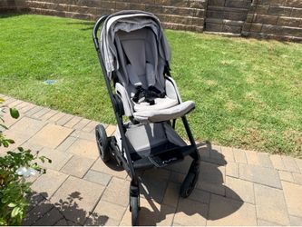 Nuna Mixx Next Stroller + Pottery Barn Kids Broken Arrow Frost Design | Excellent Condition