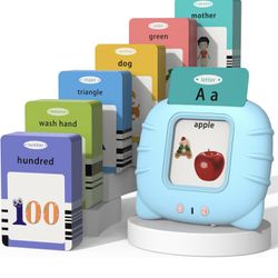 Startcan Talking Flash Cards Toys for Toddlers 3 4 5 6, Learn ABC, Numbers 0-100, Phrases, Objects, Adjectives, and More Dolch Sight Words,280 Cards w