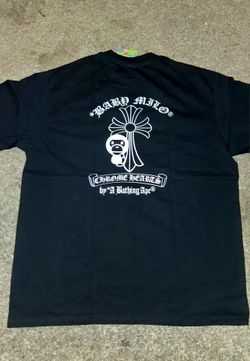 BAPE x Chrome Hearts Baby Milo Black Tee