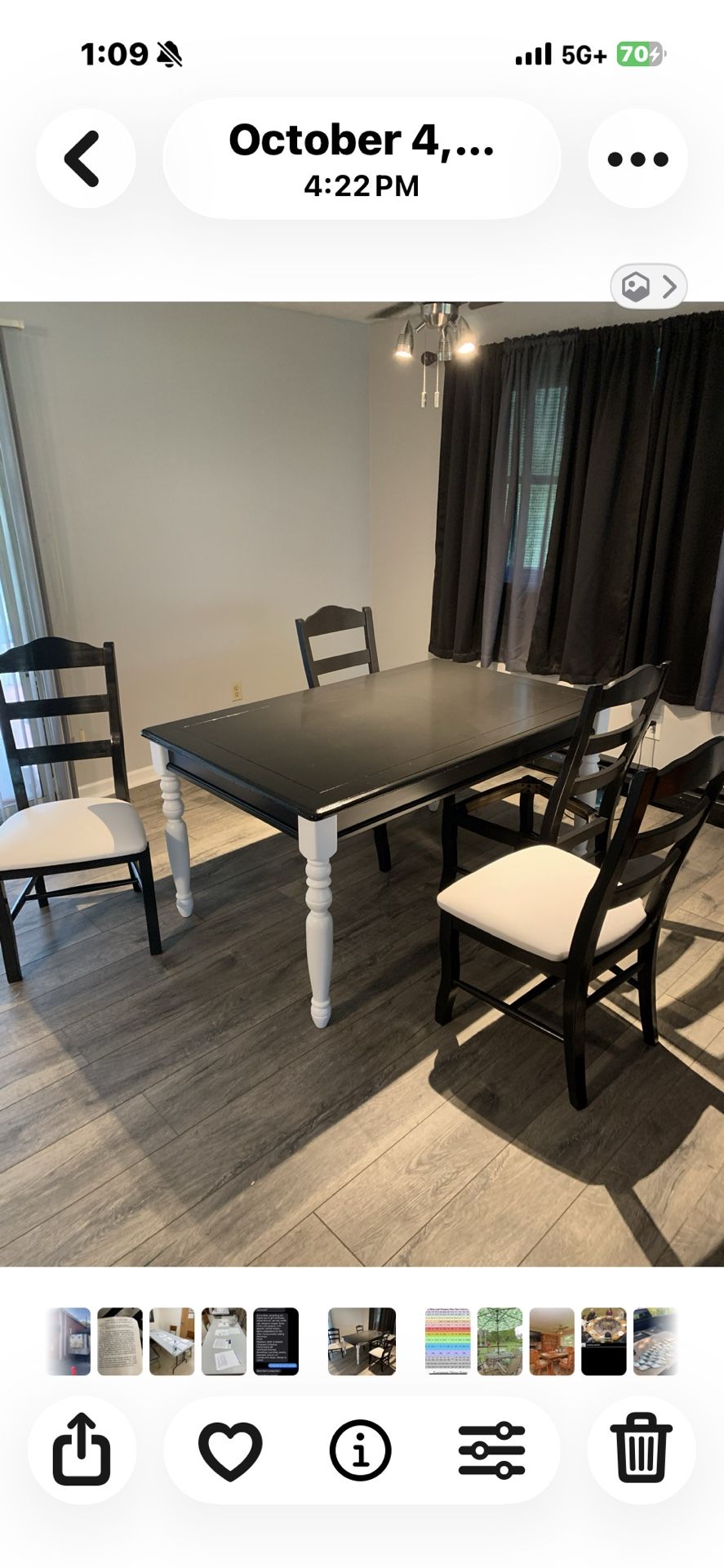 Wooden Table & Chairs