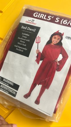 Red Devil Girls Halloween Costume