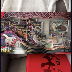 Pokemon Paldean Fates Great Tusk ex Iron Treads ex Premium Collection