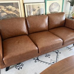 Leather 3 Seat Sofa