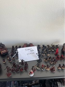 Massive Blood Angels Army 40k