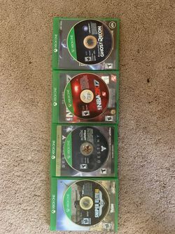 Xbox one games (Sniper Elite III, Destiny, NBA 2K17, Tom Clancy’s Ghost Recon