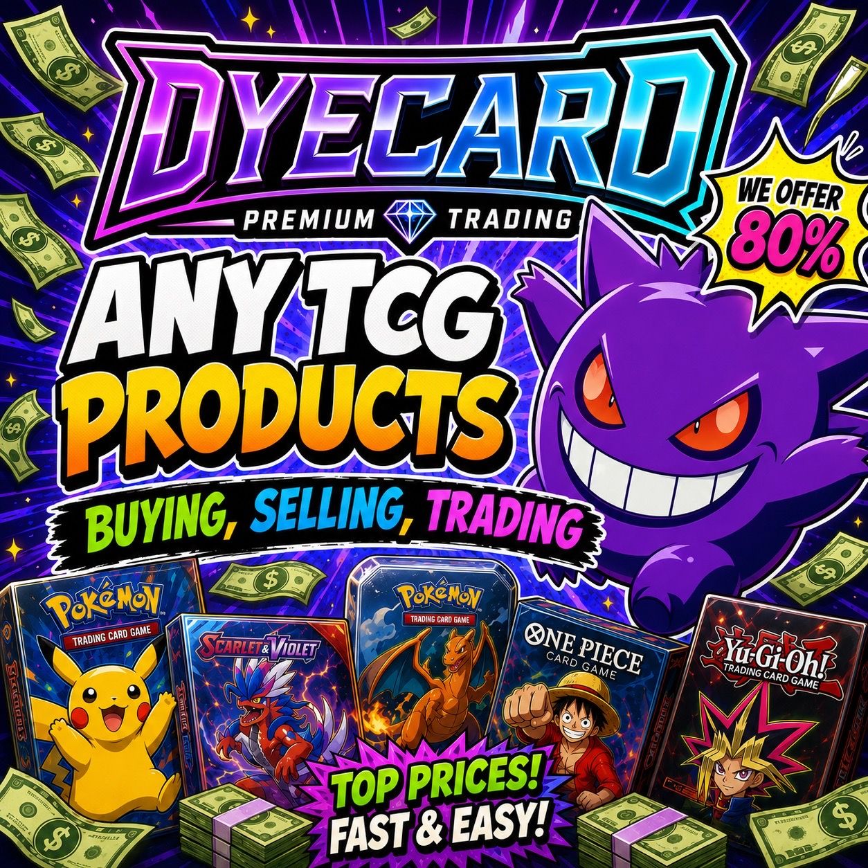 Buy, Sell, Trade! All Pokémon & TCG Collectibles!