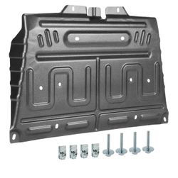 Manganese Steel Splash Panel Shield Under Diaper Gas Motor Compatible with Ford F150 2015-2020 with Gasoline Engine,