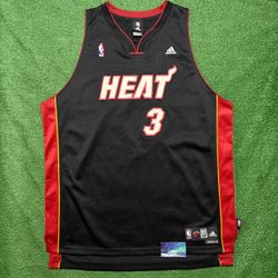 Vintage Dwyane Wade Miami Heat NBA Jersey 2X-Large