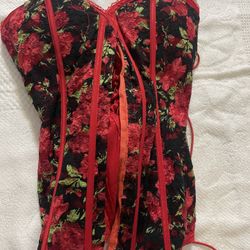 Lydia floral corset