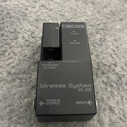 Boss WL-50 Guitar Wireless System