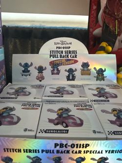 New Stitch Series Pull Back Cars Blind Box