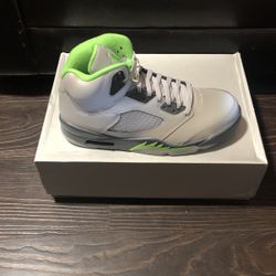 AIR JORDAN 5 GREEN BEAN $200