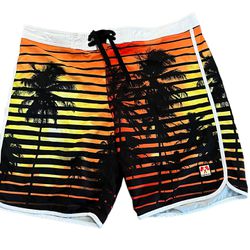 RARE In And Out Burger Board Shorts Swim  Trunks Mens Sz 40